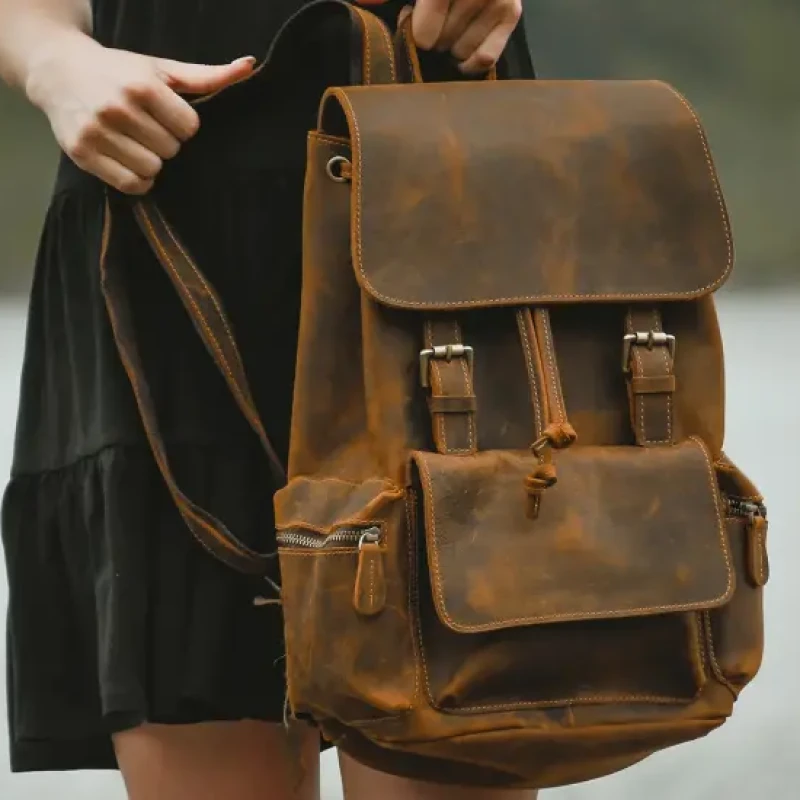 Master crafted Marvels: Exploring the World of Designer Leather Backpacks
